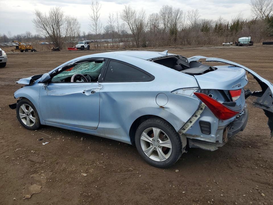 2013 Hyundai Elantra VIN KMHDH6AEXDU000654 COPART salvage auction — ROLLOVER, Salvage Title, sold $250 on 2026-07-16 (photo 2)