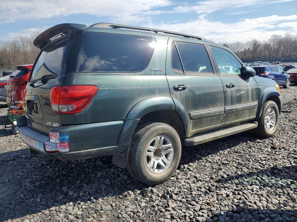 2006 Toyota Sequoia VIN 5TDBT48A56S271078 COPART salvage auction — MINOR DENT/SCRATCHES, Pa - Certificate Of Salvage, sold $800 on 2026-07-22 (photo 3)