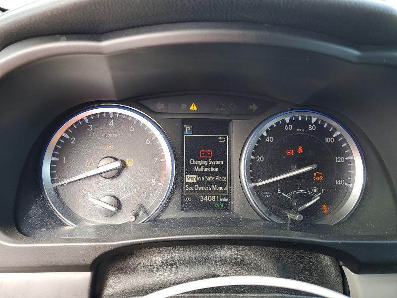 2018 Toyota Highlander VIN 5TDJZRFH3JS530134 COPART salvage auction — FRONT END, Salvage Title, sold $5,500 on 2026-07-15 (photo 9)