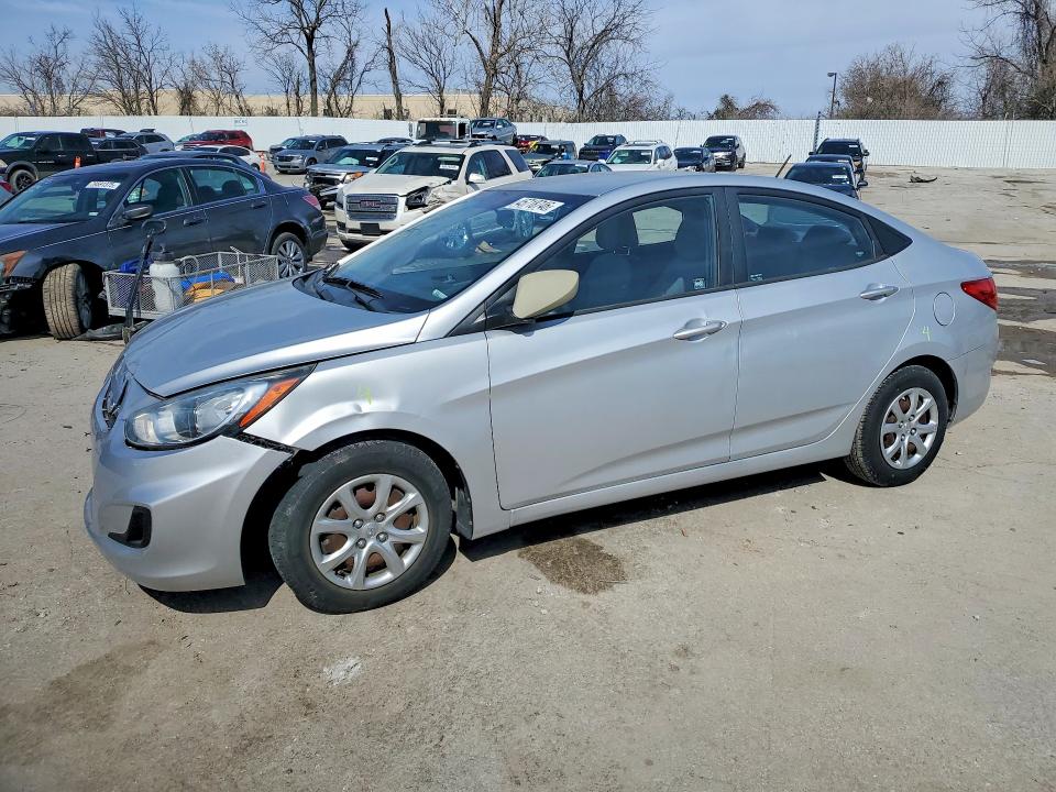 2013 Hyundai Accent VIN KMHCT4AE6DU554305 COPART salvage auction — FRONT END, Mo - Salvage Certificate Of Title, sold $750 on 2026-07-24 (photo 1)