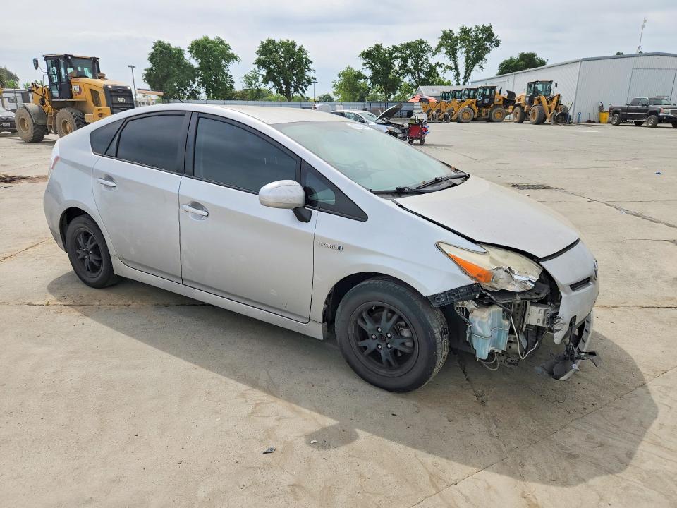 2014 Toyota Prius VIN JTDKN3DU3E0358211 COPART salvage auction — FRONT END, Ca - Salvage Certificate, sold $1,300 on 2026-07-06 (photo 4)