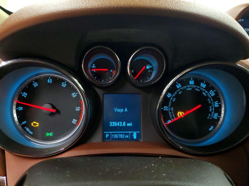 2014 Buick Encore VIN KL4CJDSB4EB619285 COPART salvage auction — FRONT END, Nc - Salvage Certificate Of Title, sold $1,100 on 2026-07-15 (photo 9)