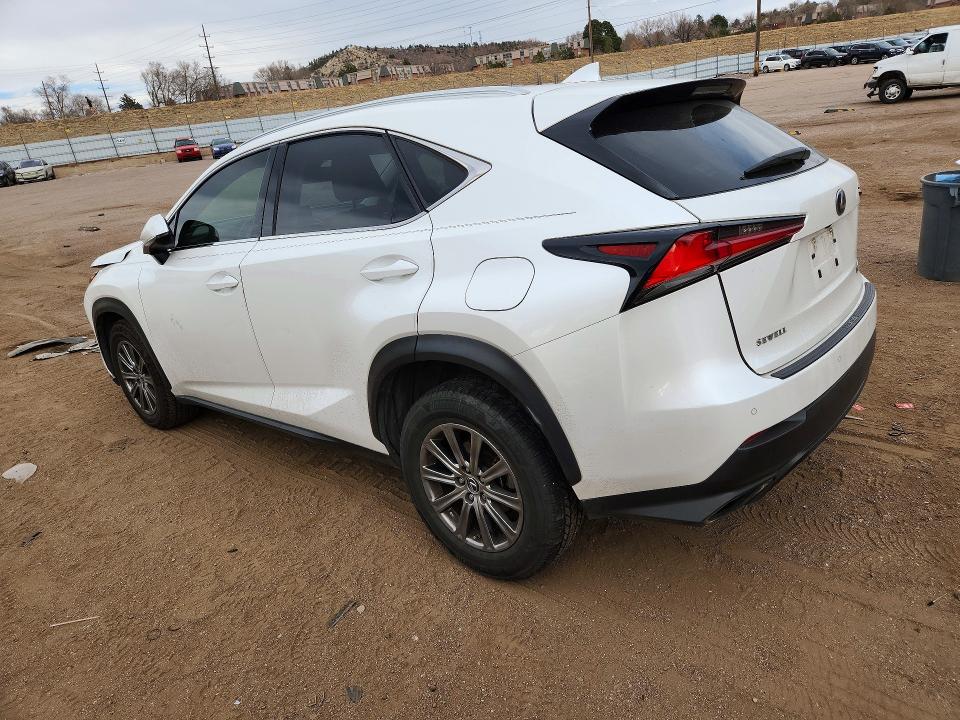 2019 Lexus Nx VIN JTJYARBZ5K2157107 COPART salvage auction — FRONT END, Tx - Salvage Vehicle Title, sold $6,500 on 2026-07-08 (photo 2)