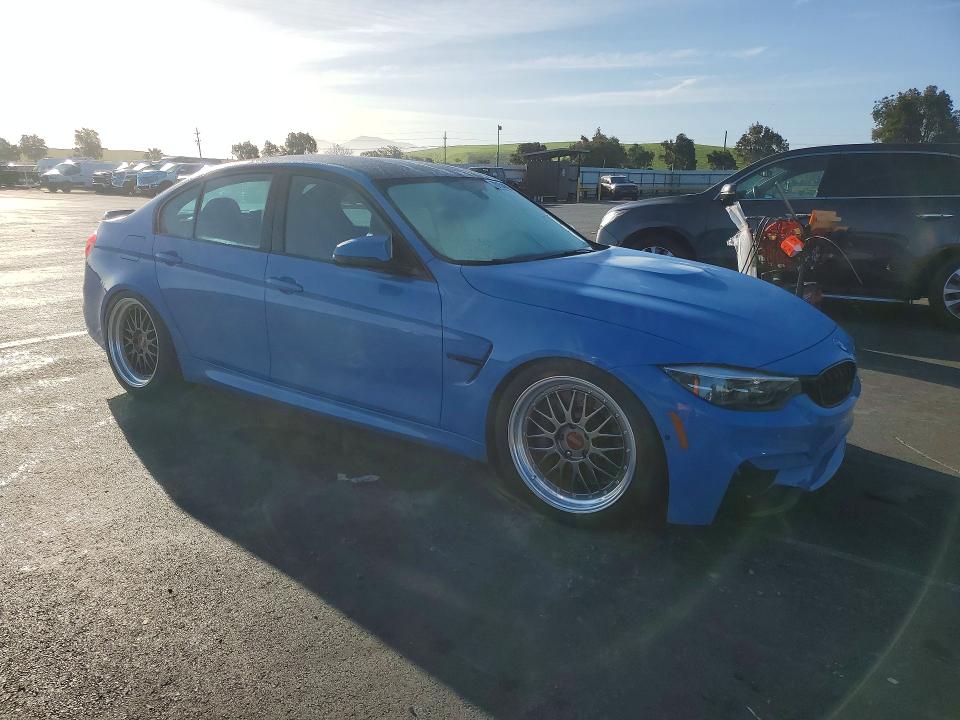 2018 BMW M3 VIN WBS8M9C51J5K98882 COPART salvage auction — VANDALISM, Ca - Salvage Certificate, sold $24,700 on 2026-07-27 (photo 4)