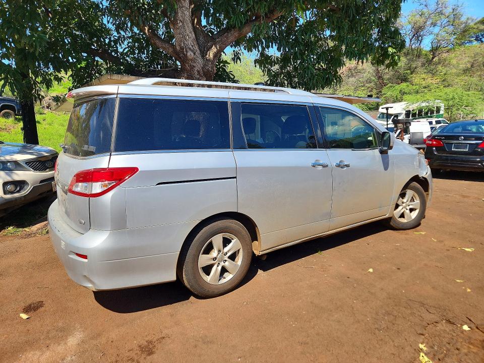 2017 Nissan Quest VIN JN8AE2KP6H9168507 COPART salvage auction — FRONT END, HI - CERTIFICATE OF SALVAGE, sold $1 on 2026-07-20 (photo 3)
