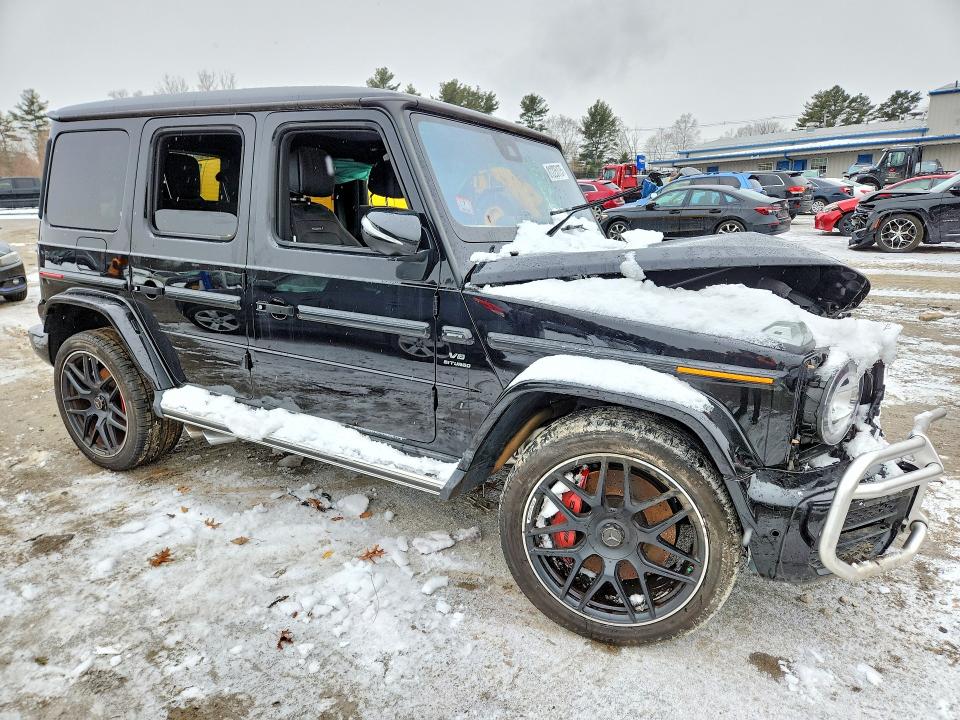 2023 Mercedes-benz G-class VIN W1NYC7HJ8PX476104 COPART salvage auction — FRONT END, MA - CERT OF TITLE-SALVAGE, sold $61,000 on 2026-07-16 (photo 4)