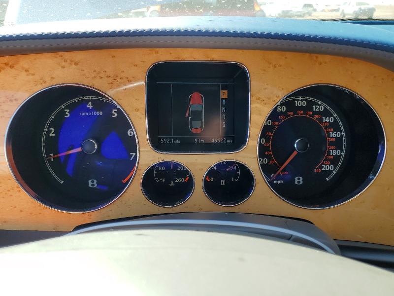 2007 Bentley Continental VIN SCBCR73W67C050411 COPART salvage auction — SIDE, Ca - Salvage Certificate, sold $7,000 on 2026-07-20 (photo 9)