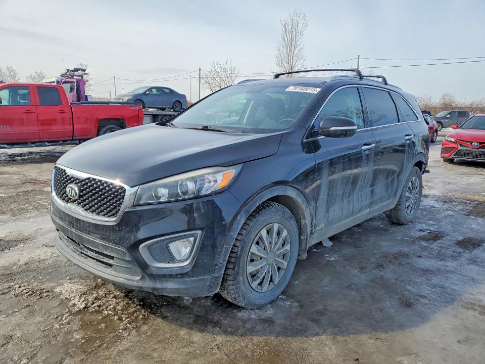 2016 Kia Sorento VIN 5XYPGDA59GG087543 COPART salvage auction — REAR END, Qc - Gravement Accidente, sold $2,800 on 2026-07-14 (photo 1)