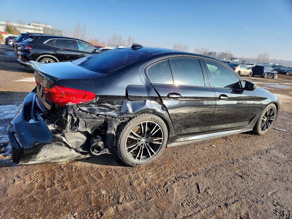 2018 BMW M5 VIN WBAJB9C51JB036678 COPART salvage auction — REAR END, ON - PERMIT NO BRAND - UNFIT, sold $13,100 on 2026-07-07 (photo 3)