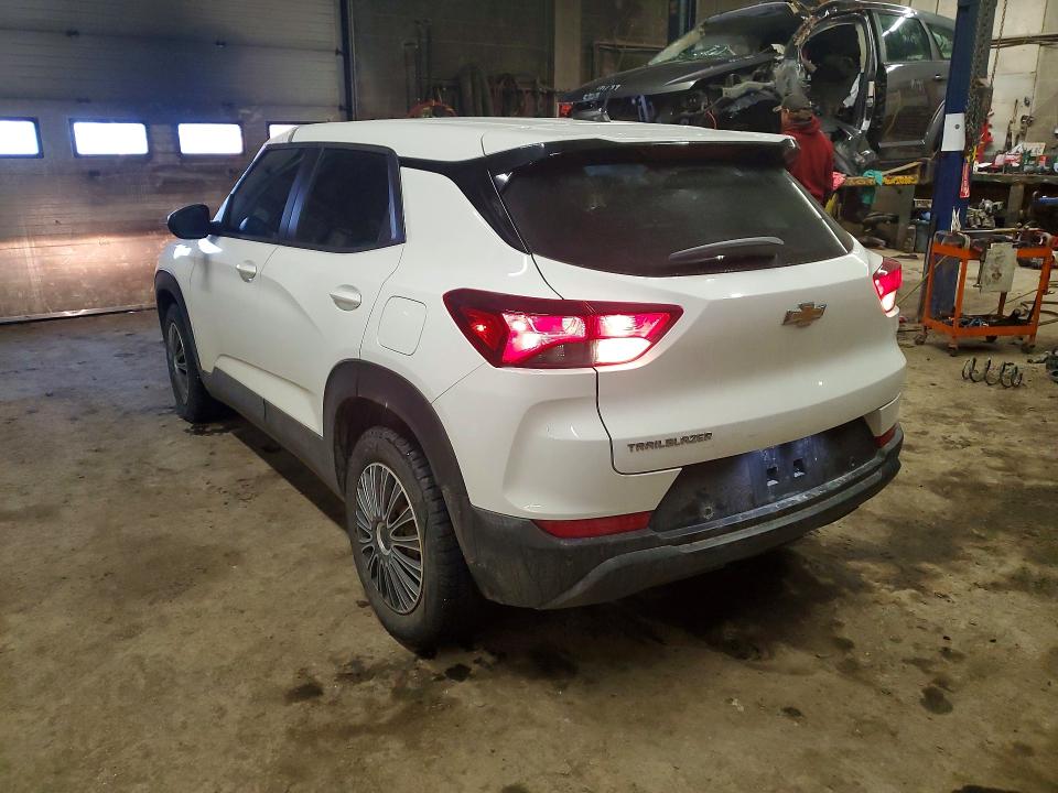 2021 Chevrolet Trailblazer VIN KL79MMS22MB030707 COPART salvage auction — FRONT END, On - Permit Irrepairable, sold $3,550 on 2026-07-14 (photo 2)