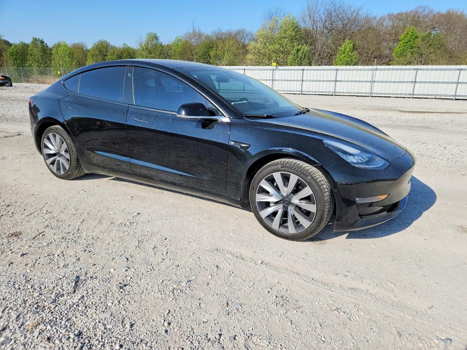2019 Tesla Model 3 VIN 5YJ3E1EA0KF296664 COPART salvage auction — REAR END, Ar - Cert Of Title-Salvage, sold $7,000 on 2026-07-08 (photo 4)
