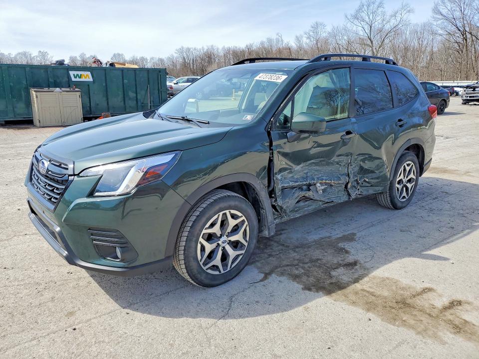 2022 Subaru Forester VIN JF2SKAEC4NH520191 COPART salvage auction — SIDE, Pa - Certificate Of Salvage, sold $5,700 on 2026-07-02 (photo 1)