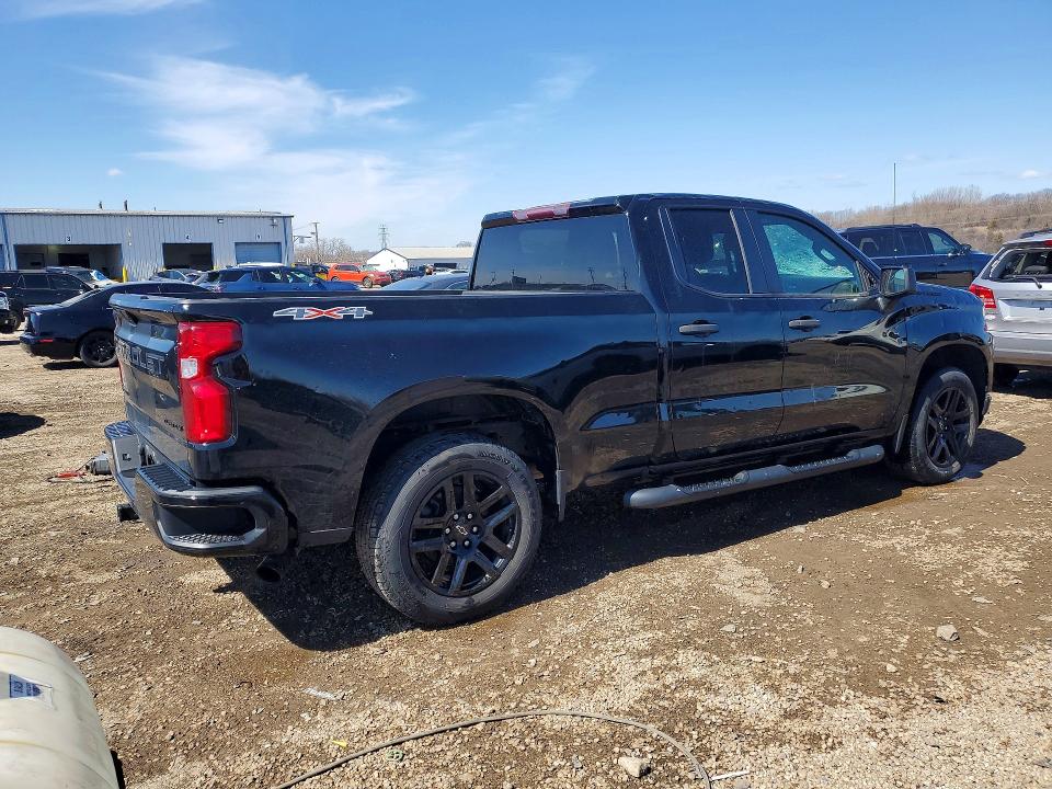 2021 Chevrolet Silverado VIN 1GCRYBEK2MZ306429 COPART salvage auction — HAIL, IL - SALVAGE CERTIFICATE, sold $8,000 on 2026-07-03 (photo 3)