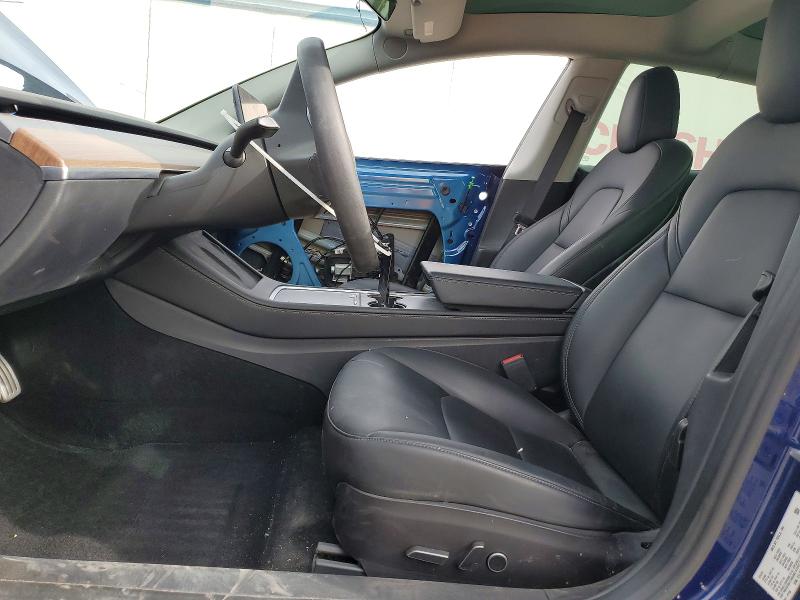 2022 Tesla VIN 5YJ3E1EC3NF359133 COPART salvage auction — FRONT END, Tx - Salvage Vehicle Title, sold $4,750 on 2026-07-10 (photo 7)
