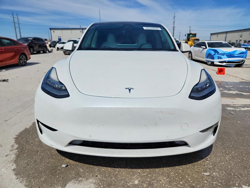 2021 Tesla Model Y VIN 5YJYGDEE1MF306898 COPART salvage auction — Rear End, TX - CERTIFICATE OF TITLE, sold $10,000 on 2026-05-19 (photo 5)