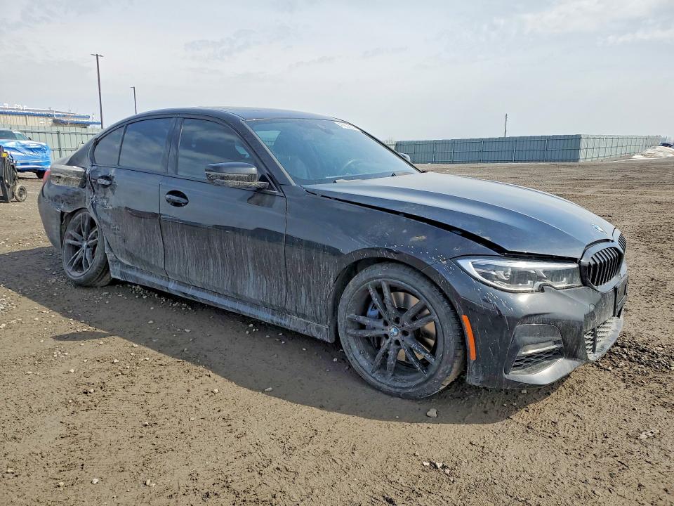 2020 BMW 3er VIN 3MW5R7J00L8B45646 COPART salvage auction — SIDE, ON, sold $16,350 on 2026-07-09 (photo 4)