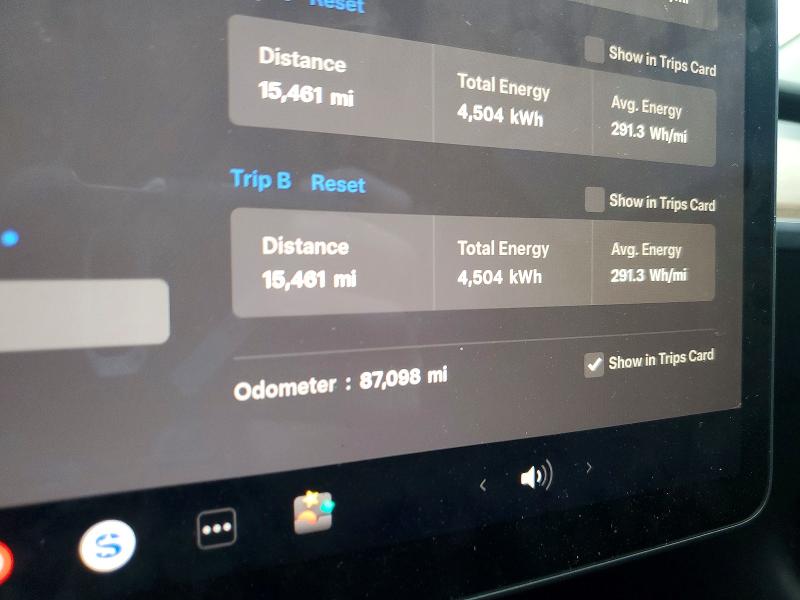 2022 Tesla VIN 5YJ3E1EB0NF169698 COPART salvage auction — FRONT END, Il - Salvage Certificate, sold $8,700 on 2026-07-07 (photo 9)