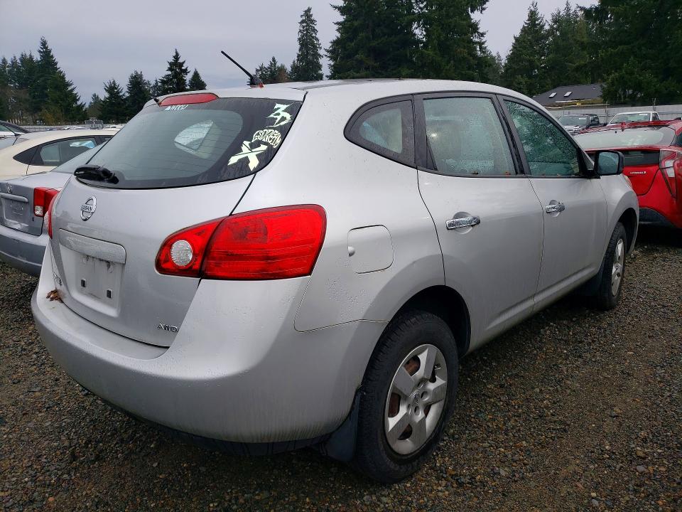 2010 Nissan Rogue sport VIN JN8AS5MV8AW133237 COPART salvage auction — FRONT END, WA - VEHICLE CERT OF OWNERSHIP-TITL, sold $350 on 2026-07-02 (photo 3)