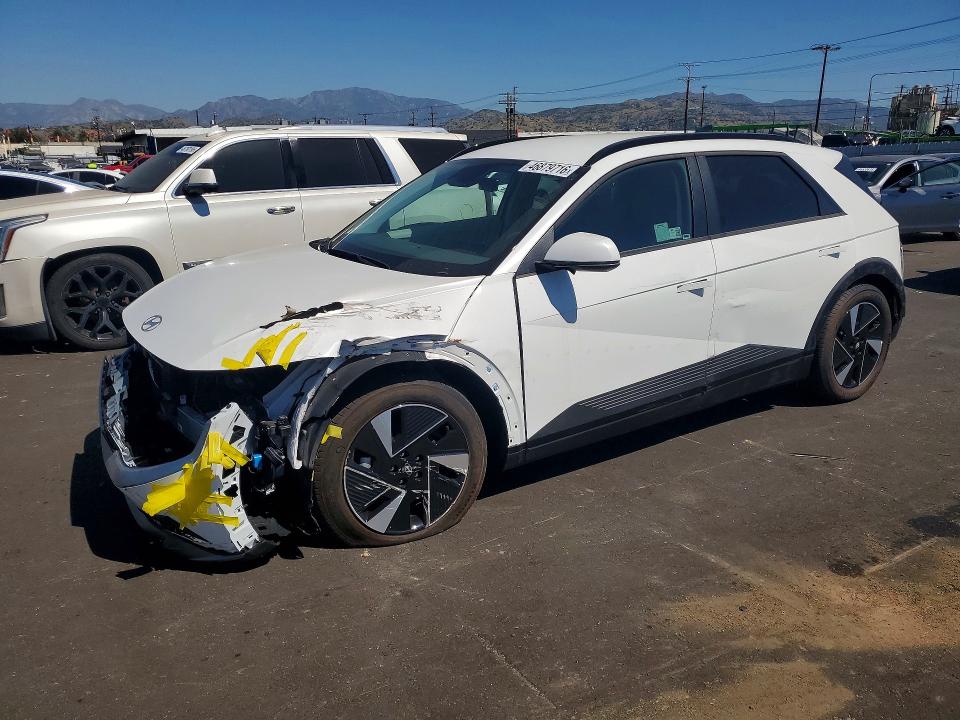 2025 Hyundai Ioniq VIN 7YAKN4DA6SY028029 COPART salvage auction — FRONT END, Ca - Salvage Certificate, sold $12,200 on 2026-07-08 (photo 1)