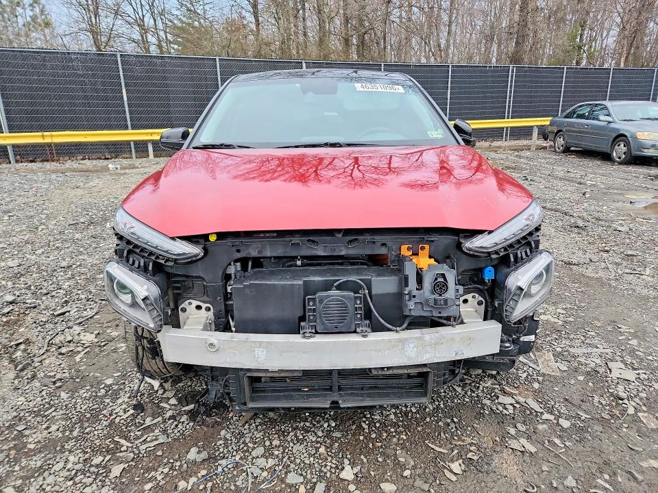 2021 Hyundai Kona VIN KM8K23AG3MU116853 COPART salvage auction — FRONT END, Md - Cert Of Salvage > 75% Damage, sold $7,600 on 2026-07-24 (photo 5)