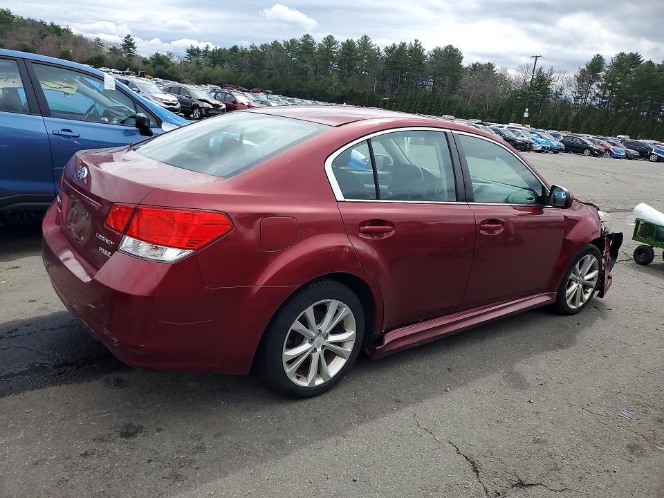 2013 Subaru LEGACY VIN 4S3BMBG66D3045130 COPART salvage auction — FRONT END, Wv - Salvage Certificate, sold $725 on 2026-07-02 (photo 3)