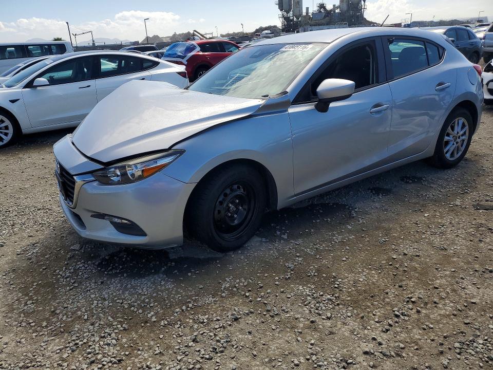 2018 Mazda 3 VIN 3MZBN1K77JM208818 COPART salvage auction — FRONT END, Ca - App For Dup Salvage Or Ac, sold $2,350 on 2026-07-02 (photo 1)