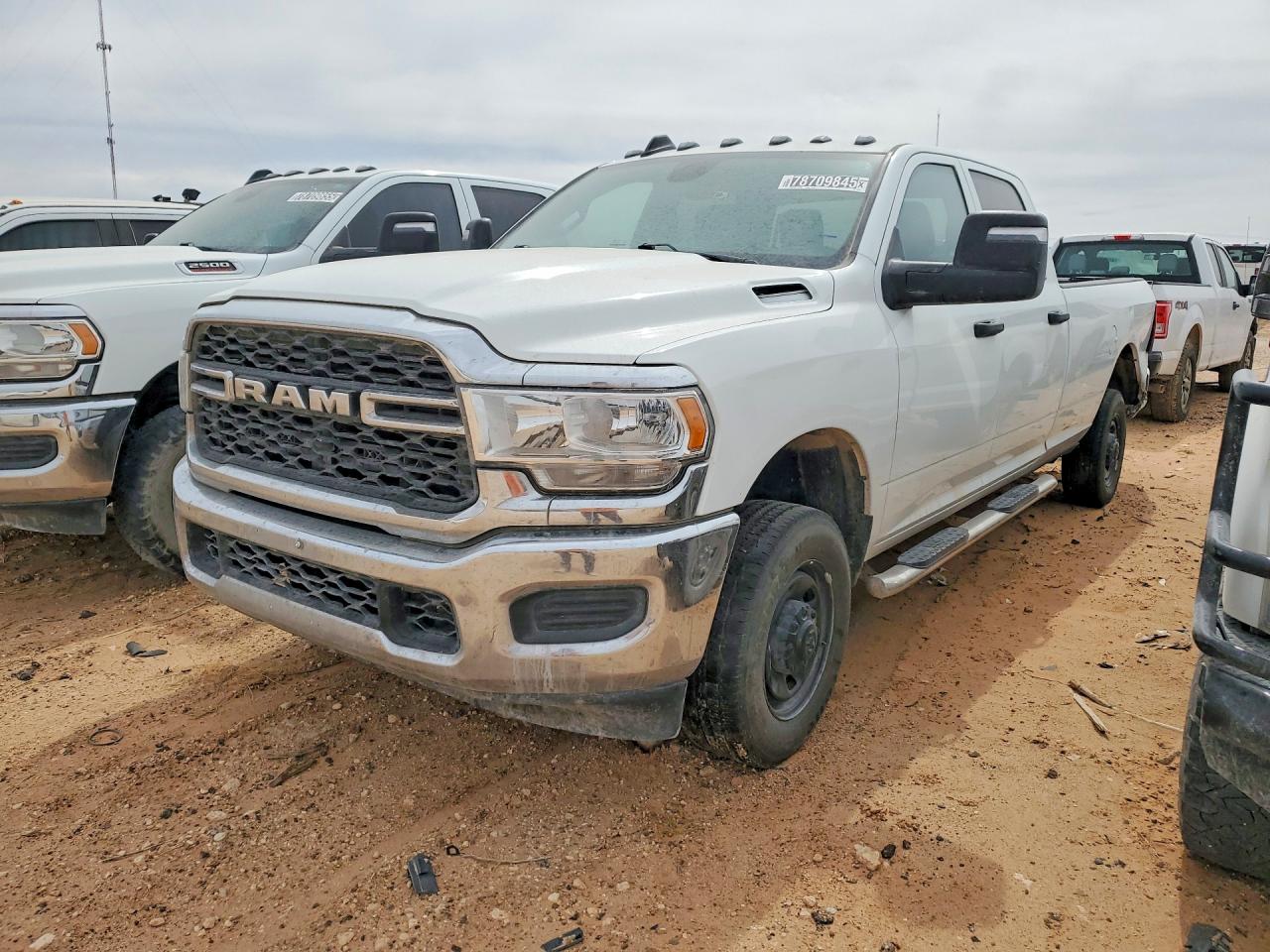2024 Ram 2500 VIN 3C6UR5HJ6RG189044 COPART salvage auction — Rear End, TX - CERTIFICATE OF TITLE, sold $7,700 on 2026-07-09 (photo 1)