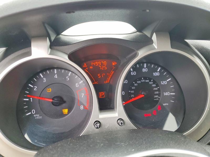 2012 Nissan Juke VIN JN8AF5MVXCT119834 COPART salvage auction — NORMAL WEAR, WV - CERTIFICATE OF TITLE, sold $225 on 2026-07-21 (photo 9)