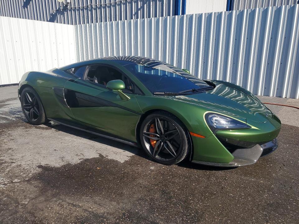 2017 Mclaren 570s VIN SBM13DAA4HW002280 COPART salvage auction — REAR END, Fl - Cert Of Title Slvg Rebuildable, sold $64,500 on 2026-08-07 (photo 4)