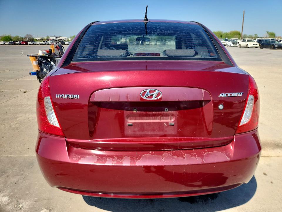 2007 Hyundai Accent VIN KMHCN46C07U142726 COPART salvage auction — FRONT END, Tx - Certificate Of Title, sold $200 on 2026-07-23 (photo 6)