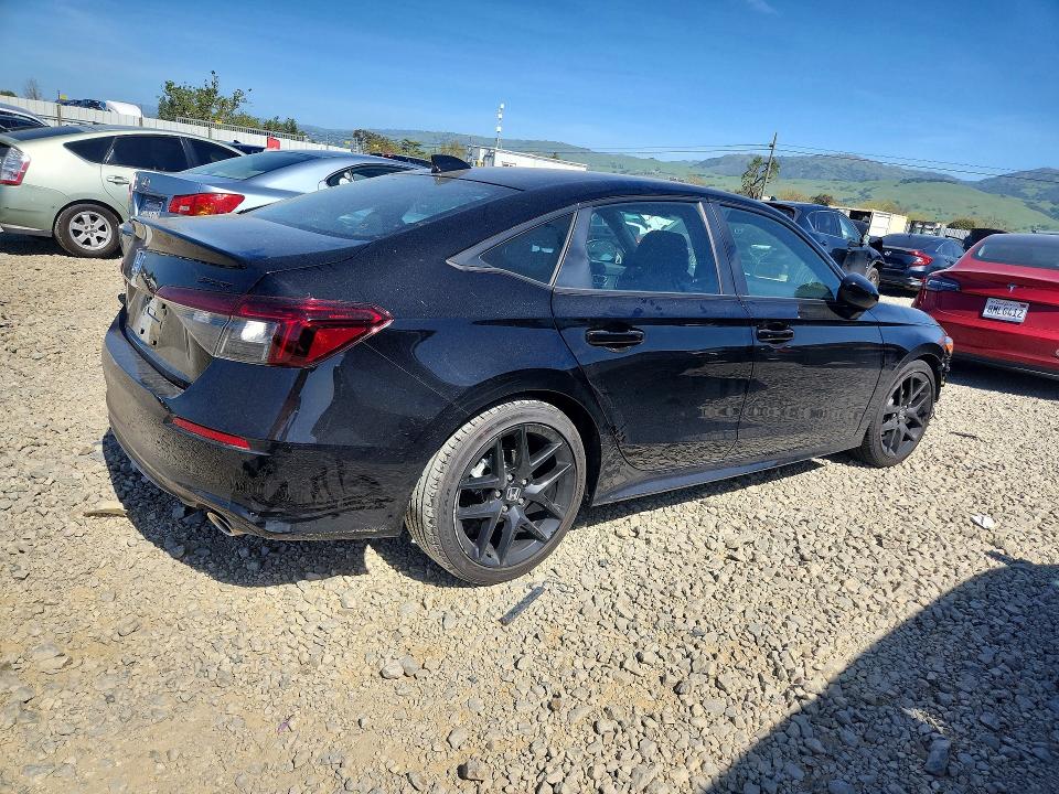 2026 Honda Civic VIN 2HGFE2F57TH534320 COPART salvage auction — FRONT END, Ca - Salvage Certificate, sold $9,900 on 2026-07-02 (photo 3)