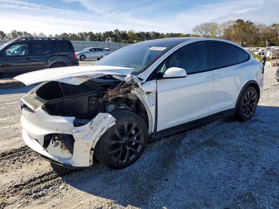 2022 Tesla VIN 7SAXCBE56NF338519 COPART salvage auction — FRONT END, Ga - Cert Of Title-Salvage, sold $14,000 on 2026-07-13 (photo 1)