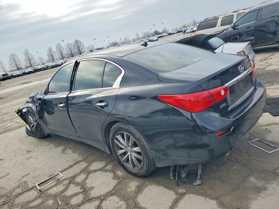 2015 Infiniti Q50 VIN JN1BV7AR5FM420678 COPART salvage auction — FRONT END, Mo - Salvage Certificate Of Title, sold $175 on 2026-07-28 (photo 2)