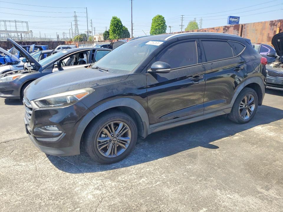 2016 Hyundai Tucson VIN KM8J33A24GU047706 COPART salvage auction — VANDALISM, CA - SALVAGE CERTIFICATE, sold $3,700 on 2026-08-02 (photo 1)