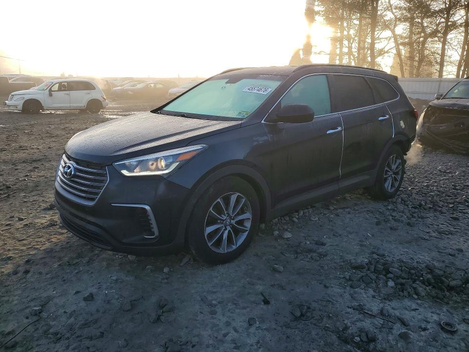 2016 Hyundai Santa fe VIN KM8SMDHF1HU175483 COPART salvage auction — REAR END, Id - Salvage Certificate Of Title, sold $2,350 on 2026-07-08 (photo 1)