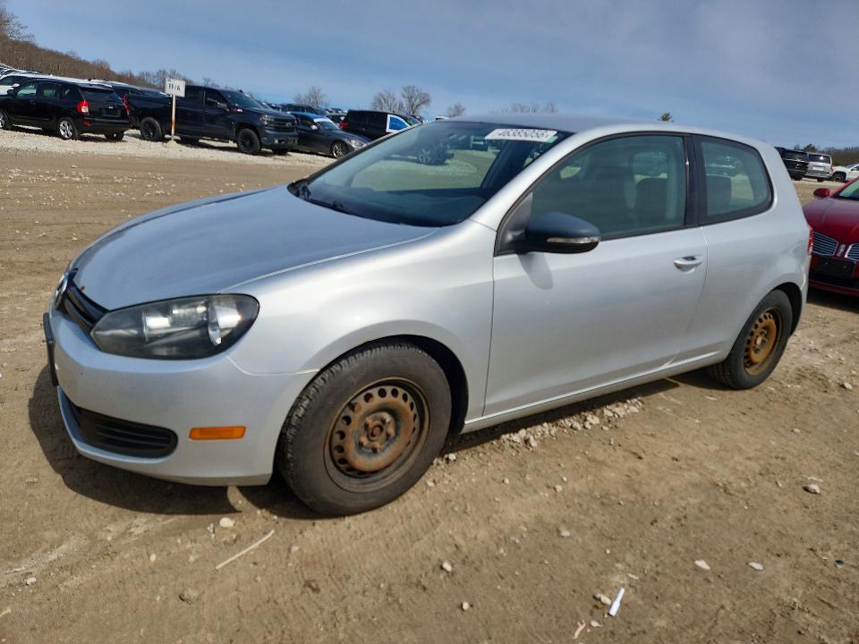 2012 Volkswagen Golf VIN WVWBB7AJXCW252715 COPART salvage auction — VANDALISM, Ma - Cert Of Title-Slvg Repair Thft, sold $200 on 2026-07-29 (photo 1)