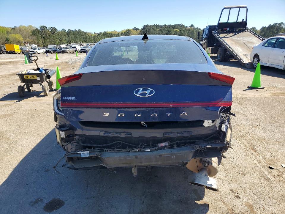 2020 Hyundai Sonata VIN 5NPEL4JAXLH039407 COPART salvage auction — REAR END, Ms - Cert Of Title-Salvaged, sold $2,650 on 2026-07-31 (photo 6)