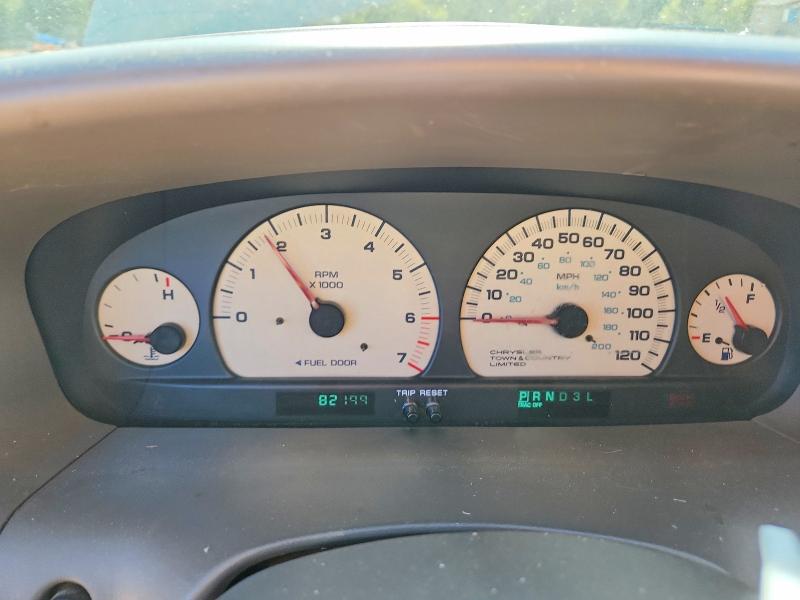 2000 Chrysler Voyager VIN 1C4GP64L5YB712991 COPART salvage auction — FRONT END, Nc - Salvage Certificate Of Title, sold $175 on 2026-08-26 (photo 9)