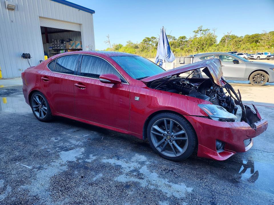 2011 Lexus Is 250 VIN JTHBF5C24B5154264 COPART salvage auction — FRONT END, Fl - Cert Of Title Slvg Rebuildable, sold $250 on 2026-07-22 (photo 4)