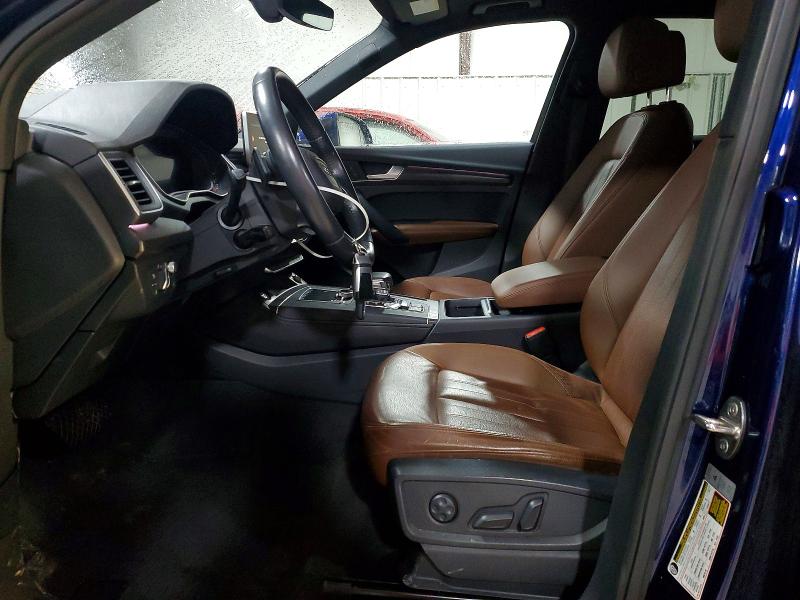 2018 Audi Q5 VIN WA1CNAFY0J2075184 COPART salvage auction — REAR END, Pa - Certificate Of Salvage, sold $475 on 2026-07-29 (photo 7)