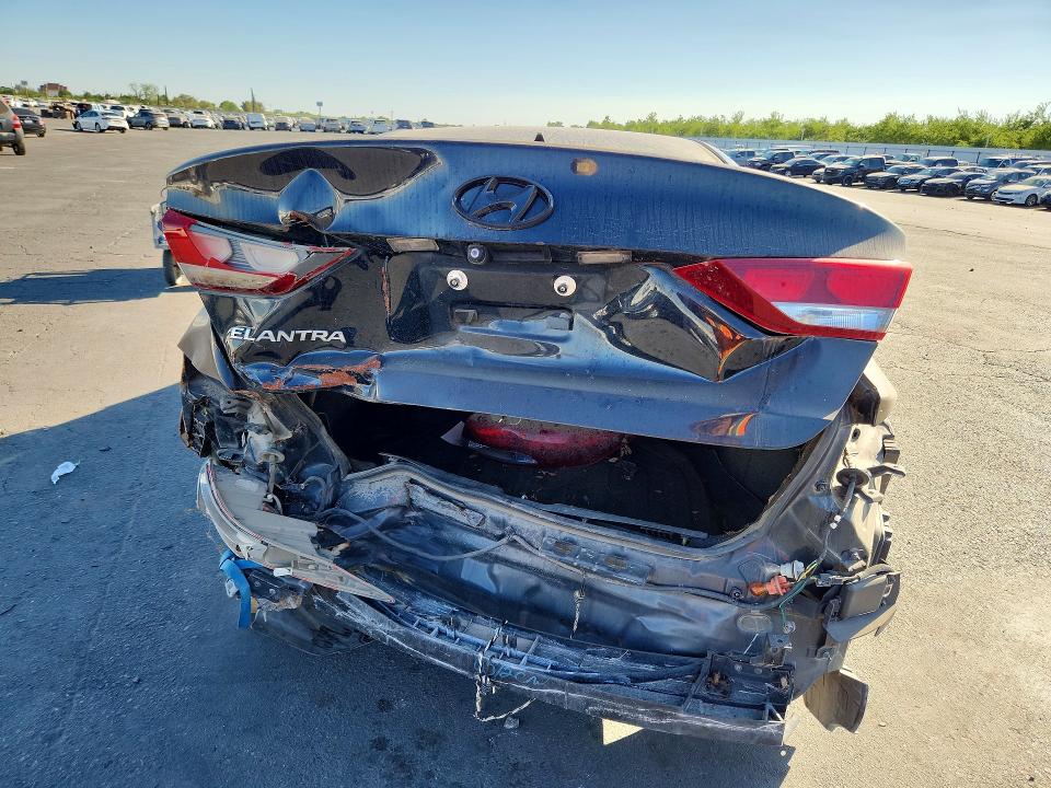 2018 Hyundai Elantra VIN 5NPD84LF7JH227160 COPART salvage auction — ALL OVER, Ca - Dis/Dlr/Exp Only Clean Title, sold $850 on 2026-07-09 (photo 6)