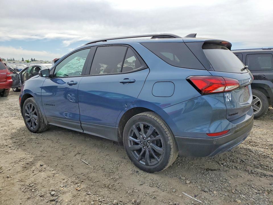 2024 Chevrolet Equinox VIN 3GNAXWEG2RL321411 COPART salvage auction — ROLLOVER, Ca - Salvage Certificate, sold $3,150 on 2026-07-09 (photo 2)