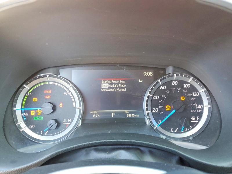 2023 Toyota Highlander VIN 5TDKBRCH9PS126034 COPART salvage auction — FRONT END, Ca - Salvage Certificate, sold $12,600 on 2026-07-23 (photo 9)