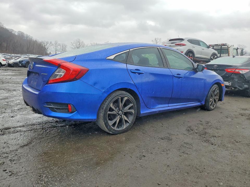2020 Honda Civic VIN 2HGFC2F86LH550329 COPART salvage auction — FRONT END, Id - Salvage Certificate Of Title, sold $5,300 on 2026-07-02 (photo 3)