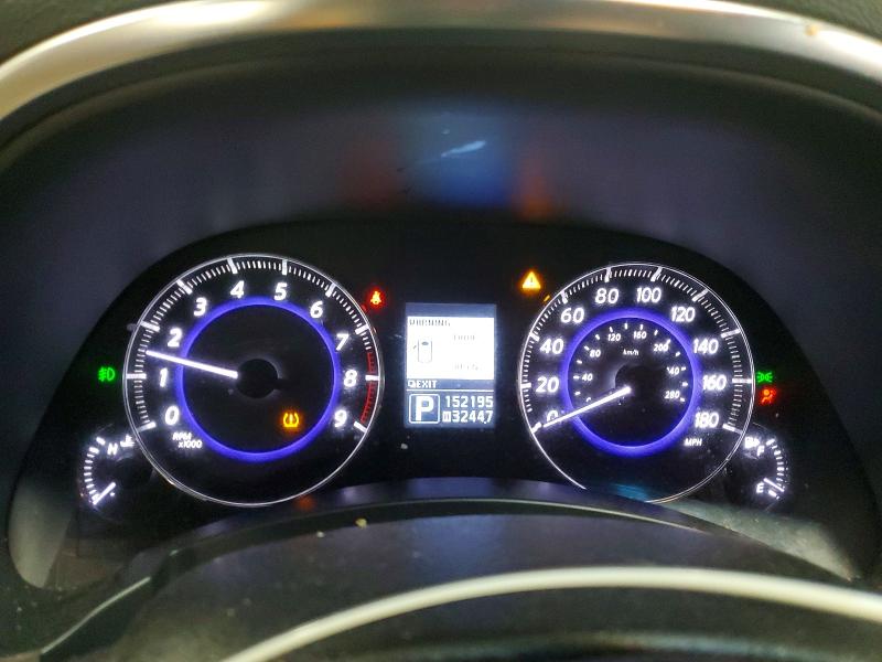 2014 Infiniti Qx70 VIN JN8CS1MW6EM410964 COPART salvage auction — FRONT END, Il - Salvage Certificate, sold $650 on 2026-07-09 (photo 9)
