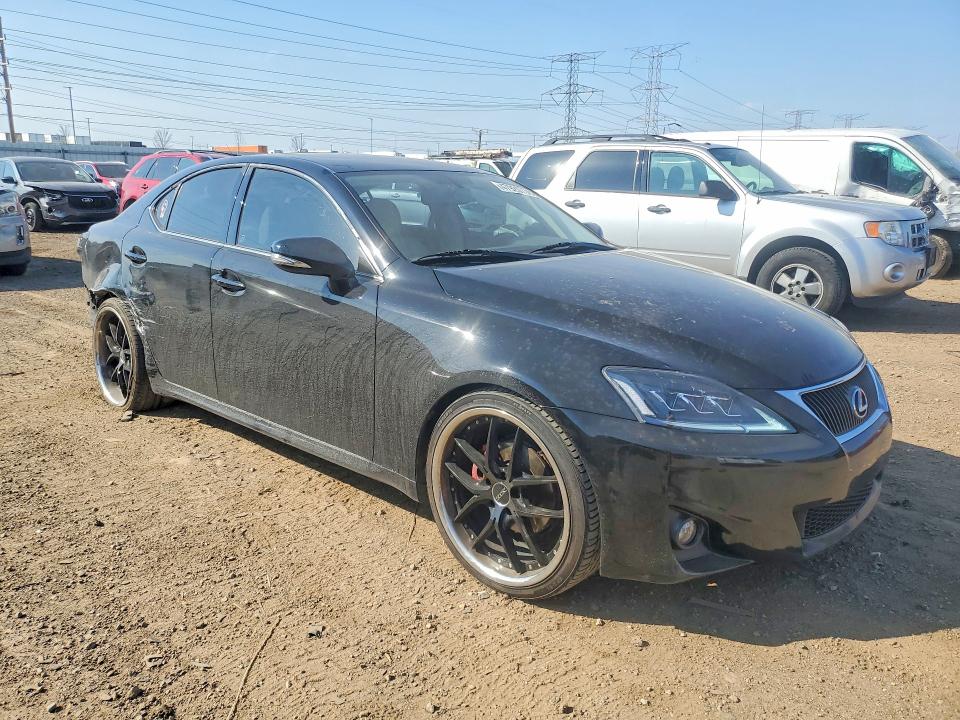 2012 Lexus Is VIN JTHBF5C28C5158853 COPART salvage auction — REAR END, Il - Salvage Certificate, sold $2,500 on 2026-07-21 (photo 4)