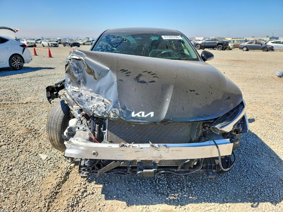2025 Kia K5 VIN KNAG64J77S5329779 COPART salvage auction — FRONT END, Ca - Salvage Certificate, sold $6,200 on 2026-07-17 (photo 5)