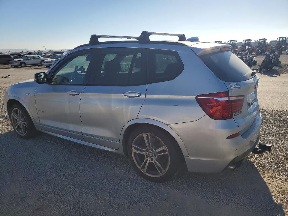 2014 BMW X3 VIN 5UXWX7C53E0E79335 COPART salvage auction — MECHANICAL, Ri - Dis/Dlr/Exp Only Clean Title, sold $800 on 2026-07-02 (photo 2)