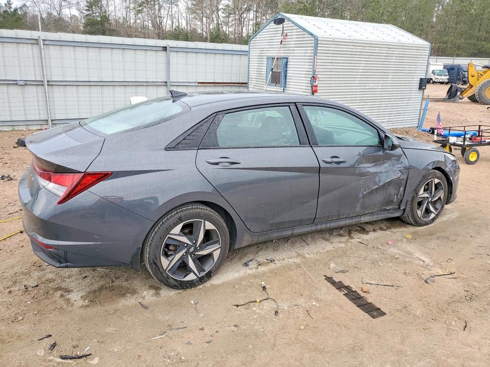 2023 Hyundai Elantra VIN KMHLS4AG3PU581597 COPART salvage auction — SIDE, Va - Cert Of Title - Salvage, sold $6,300 on 2026-07-27 (photo 3)