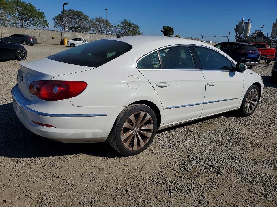 2012 Volkswagen Passat cc VIN WVWMP7AN2CE543230 COPART salvage auction — FRONT END, Ca - Dis/Dlr/Exp Only Clean Title, sold $125 on 2026-07-21 (photo 3)